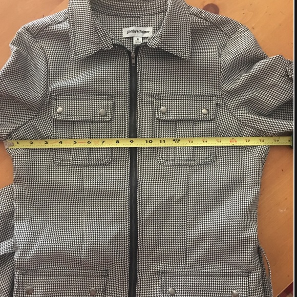 Shelby & Palmer Black/White Gingham Dress Size 8 - Picture 7 of 7